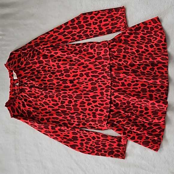 Kate Spade Red Leopard Dress - Picture 1 of 10